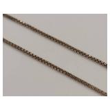 Sterling Silver Box Chain Necklace