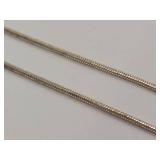 Sterling Silver Snake Chain Necklace Italy