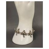 Vintage Sterling Silver Grape Cluster Bracelet