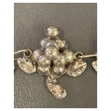 Vintage Sterling Silver Grape Cluster Bracelet
