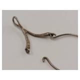 Sterling Silver Horse Clip Pendant 925 Intricate Design