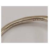 925 Sterling Silver Pearl Ring Minimalist Design