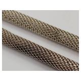 Stockto Sterling Silver Mesh Necklace