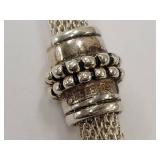 Stockto Sterling Silver Mesh Necklace