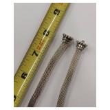 Stockto Sterling Silver Mesh Necklace