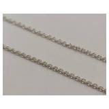 Sterling Silver Ball Pendant Necklace FAS 925 Thai Design