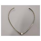 Sterling Silver N.E.W. Torque Necklace Modern Design