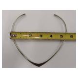 Sterling Silver N.E.W. Torque Necklace Modern Design
