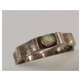 Opal Inlay 925 Sterling Silver Ring