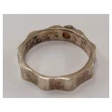 Opal Inlay 925 Sterling Silver Ring