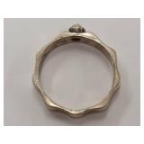 Opal Inlay 925 Sterling Silver Ring