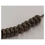 925 Sterling Silver Chain Necklace with Sterling Beads