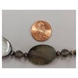 Sterling Silver Shell Bead Necklace