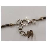 Sterling Silver Shell Bead Necklace