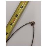 Sterling Silver Shell Bead Necklace