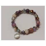 Beaded Bracelet Lot & A Sterling Silver Bracelet