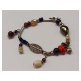 Beaded Bracelet Lot & A Sterling Silver Bracelet