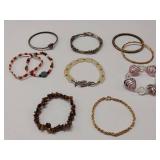 Unique Lot of Assorted Costume Jewelry Bracelets