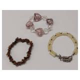 Unique Lot of Assorted Costume Jewelry Bracelets