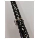 Stunning Silver-Tone Pave Statement Ring