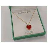 Rachel Zoe Gold-Tone Sterling Silver Heart Necklace