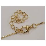 Rachel Zoe Gold-Tone Sterling Silver Heart Necklace