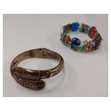 Vintage and Modern Costume Jewelry Bracelet Lot