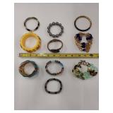 Vintage and Modern Costume Jewelry Bracelet Lot