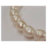 Elegant Cultured Pearl Bracelet with Wish Charm