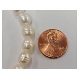 Elegant Cultured Pearl Bracelet with Wish Charm