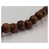 Huge Statement Handcrafted Resin & Wood Bead Necklace