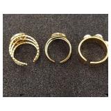 A Collection Of Costume & Some Sterling Silver Rings