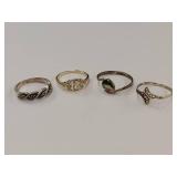 A Collection Of Costume & Some Sterling Silver Rings