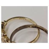 A Collection Of Costume & Some Sterling Silver Rings