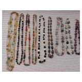 Colorful Beaded Costume Jewelry Necklaces