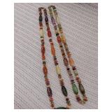 Colorful Beaded Costume Jewelry Necklaces