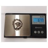 Sterling Silver Adjustable Bracelet with Red Garnet Gems