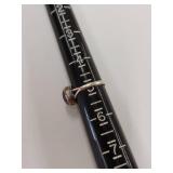 Vintage Sterling Silver Ring with Purple Stone