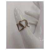 Sterling Silver Openwork Design Ring