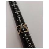 Sterling Silver Openwork Design Ring