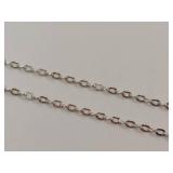 Sterling Silver Heart Pendant Necklace Red Crystal Beads