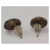 Sterling Silver Turquoise Stud Earrings 925