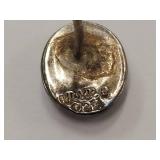 Sterling Silver Turquoise Stud Earrings 925