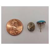 Sterling Silver Turquoise Stud Earrings 925