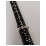 Sterling Silver Ring with Triangular Black Stone