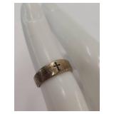 Sterling Silver Cross Ring Religious Symbol Jewelry
