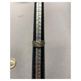 Vintage Sterling Silver 925 Woven Band Ring Size 6.5