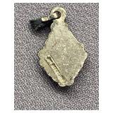 Vintage Sterling Silver 925 Turquoise Pendant