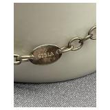 Sterling Silver 925 Oval Link Bracelet
