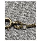 Sterling Silver 925 Necklace with D Pendant